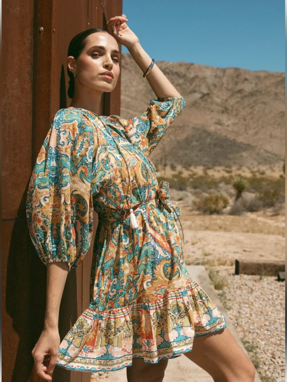 CLEOBELLA Magdalena Mini Dress In Las PalmasCLEOBELLA Magdalena Mini Dress  M